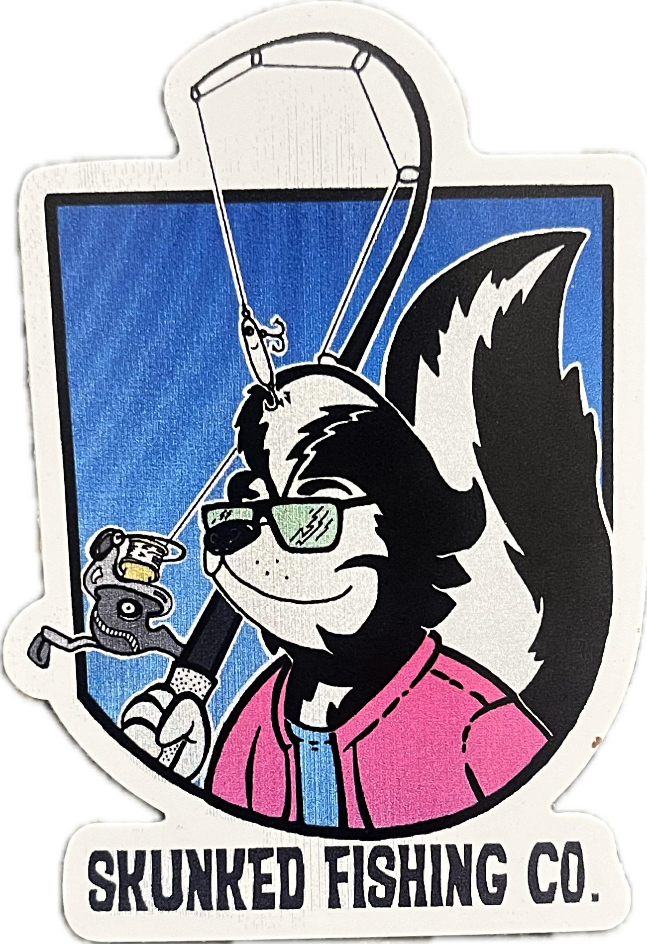 Badge Skunked sticker