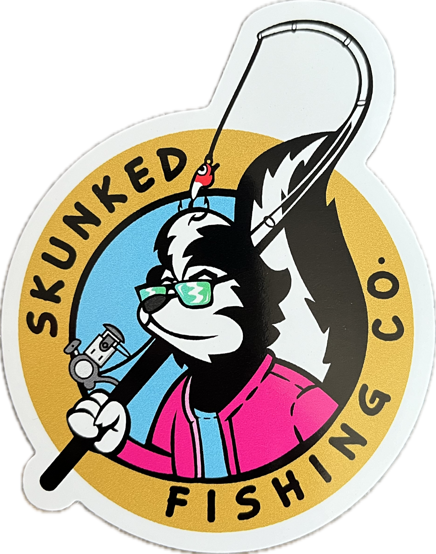 Skunked sticker